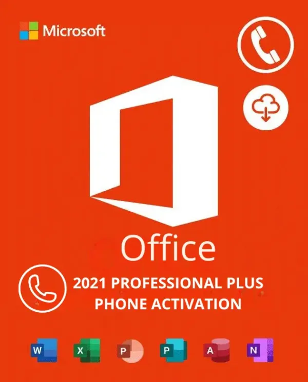 Office 2021 Professional Plus [ Phone Key Activation ]