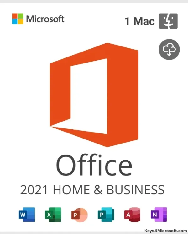 Office 2021 Home & Business For MAC [ Online Activation ]