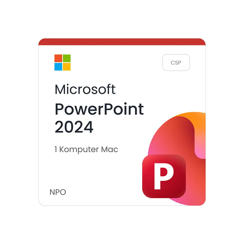 Microsoft PowerPoint LTSC for Mac 2024 - CSP - Non profit