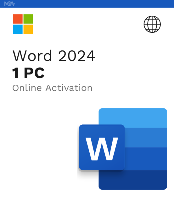 Word 2024 – 1 PC, attivazione online